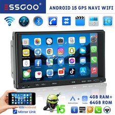 Doppel 2 DIN Android 15 4+64G Carplay Autoradio GPS NAVI WiFi RDS Bluetooth USB