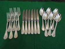 Christofle Modell PERLES Vorspeisenbesteck 6 Personen 18 Teile versilbert TOP !!