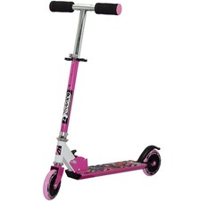 Best Sporting Big Wheel 125 Scooter Alu pink/weiß 125er, ABEC 5 Kinder Roller