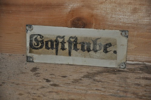 Altes blechschild 1900 - blechschild, um