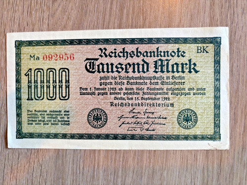 Sammler lot banknoten - 5x,