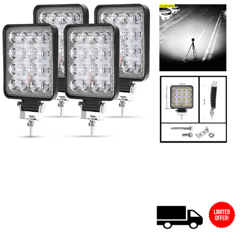 Led arbeitsscheinwerfer 4x48w - led,