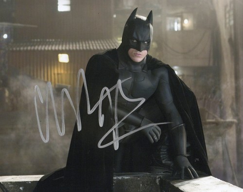 Christian bale signed - bale, photo
