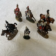 5 vers. Zinnsoldaten-Reiter