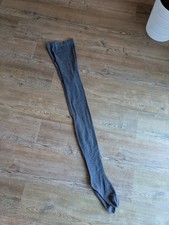 Strumpfhose grau -  neu  - Gr. S - Streifenoptik