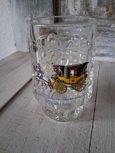 Alter bierkrug glaskrug 0 - , 0,2