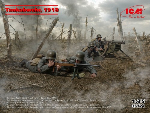 Icm panzerabwehr 1918 figuren - icm,
