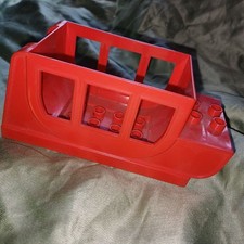 Lego Duplo Bauteil für Postkutsche rot Western altes Modell Kutsche