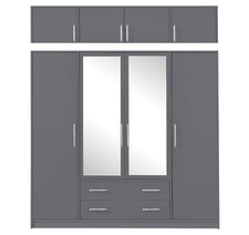 Kleiderschrank mit Spiegel und