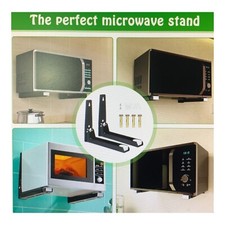 Mikrowellenhalterung Wand Mikrowelle Wandhalterung Edelstahl Mikrowellen Regal