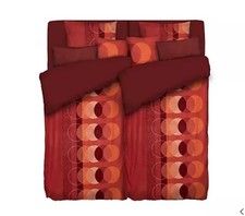 WINTERENGEL Wendebettwäsche Kreise Mikrofaser Flanell Doppelbett, 10tlg.