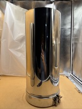 500mm Edelstahl Ofenrohr doppelwand DW 150 mm isoliert Rauchrohr Kaminrohr