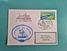 Postkarte mit Schiffsstempel