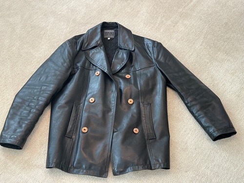 Vintage versace lederjacke - vintage,