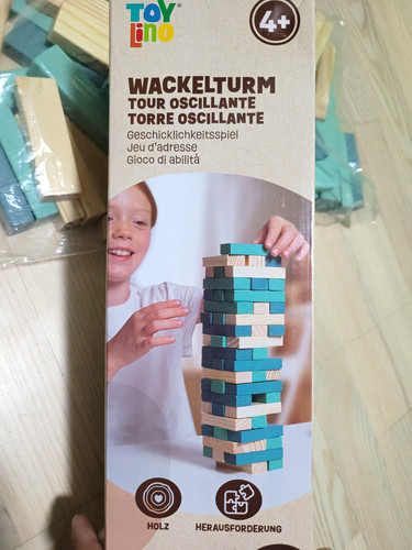 Wackel turm holz stapel spiel - holz,