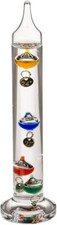 Thermometer Galileothermometer, 18 cm aus Glas