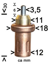 Thermostatpatrone 55 - 45°,, 55°