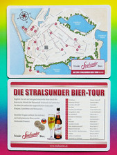 Stralsunder Bier -  Bier-Tour durch Stralsund  Sonder-Bierdeckel  NEU