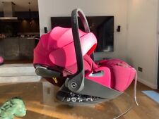 Cybex Cloud Z i-Size Babyschale in Pink+Base Z Basisstation–Luxuriös und sicher!