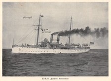 Kanonenboot SMS Panther - Reichsmarine Militär 1WK Schiff - 1915 ~22x16cm