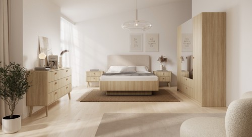 Viki schlafzimmer set - schlafzimmer-set, eiche