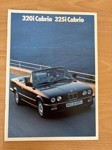 Prospekt bmw e30 3er 320i - prospekt,