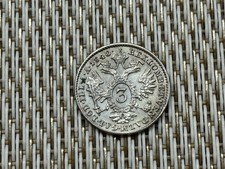 3 Kreuzer 1840 A Wien Silber Ferdinand I.  Erhaltung W/25/2073