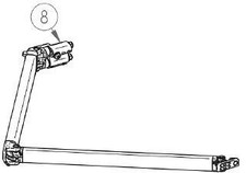 Thule Ersatzteil Nr. 1500602599 Gelenkarm rechts 3-4,5m Omnistor 6200 1679954