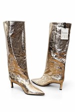 ZARA Metallic Stiefel Gr. 40