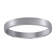 10K Weißgold Unisex Massiv