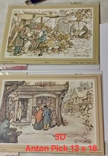 3 D Basteln  Set Bilder, Karten von Anton Pick  13x18cm verschiedene