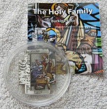 BURKINA FASO: 100 Francs 2016 "HEILIGE FAMILIE", nur 750 Stück weltweit, (Fab)