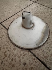 Industrielampe Emaille weiß