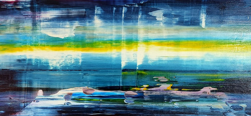 Abstrakte landschaft bild - abstrakte,