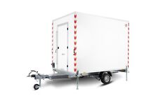 AKTION! Bauwagen Mannschaftswagen Kofferanhänger mobiler Aufenthaltsraum 1300 KG
