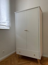 Kinder, Kleiderschrank, Pinolino Pan, B 100 cm, T 56 cm, H 185 cm
