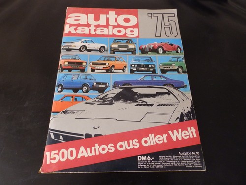 Auto katalog 1975 - auto, 1975;