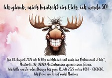 Lustige Einladungskarten