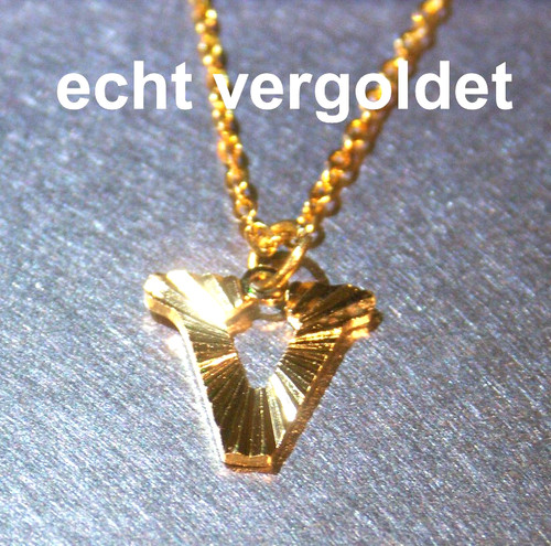 Edle halskette buchstabe - halskette, v
