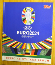Topps Fußball Euro EM 2024 Sticker - Hardcover-Leeralbum ohne Sticker