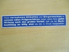 (4237) Reklamemarke - Muster /