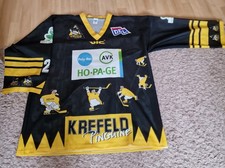 Krefeld Pinguine KEV GameWorn Trikot 97/98 MARTIN GEBEL 20 mit Zertifikat Unikat