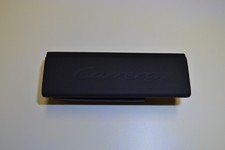 Aschenbecher Leder schwarz mit