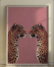 Leoparden Köpfe im Doppelpack