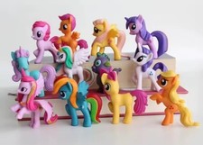 My Little Pony Figuren Set 12 Stk. Spielzeug Pferde Hasbro Spiel - Actionfigur