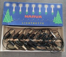 Narva Lichterkette DDR Originalverpackung, 16 Kerzen, funktionstüchtig