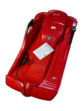 AlpenGaudi Spider Rot Bobschlitten Bob Schlitten Rodel Schneegleiter Bremshebel