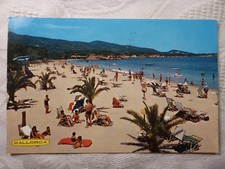 AK alte Ansichtskarte Mallorca Strand Pepsi Werbung Schild 1.9.1964 datiert
