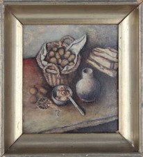 Miniatur stillleben korb mit - korb,