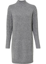 Neu Strickkleid mit Zopfmuster